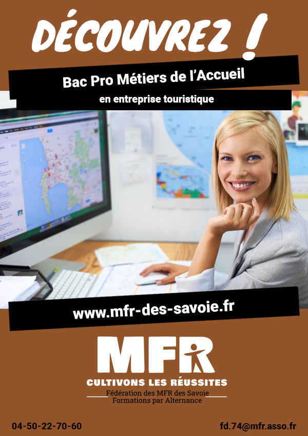 Bac Pro Métiers de l’Accueil (en entreprises touristiques - Section Européenne) 